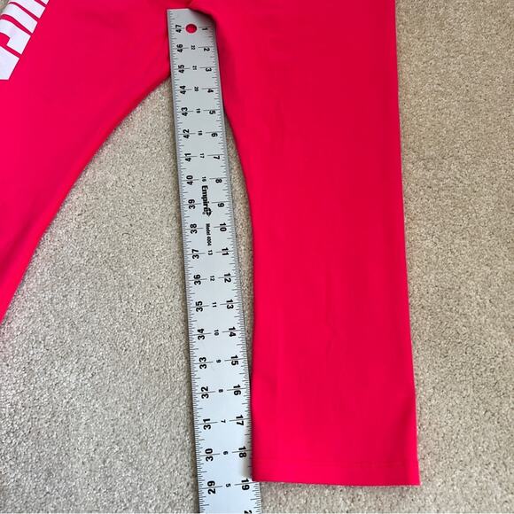 Lorna Jane Never Give Up Hot Pink Cropped Leggings Women’s Size L - Picture 7 of 10